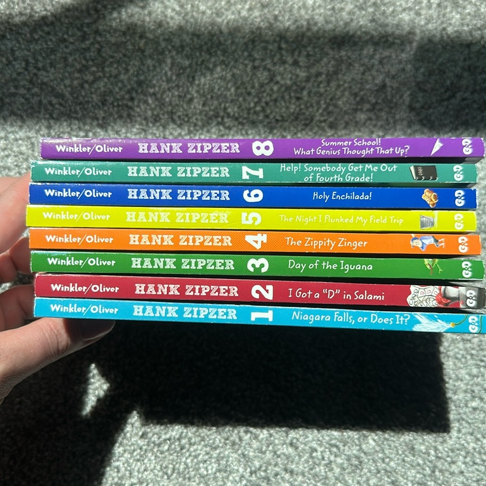 Hank Zipzer paperback books 1-8